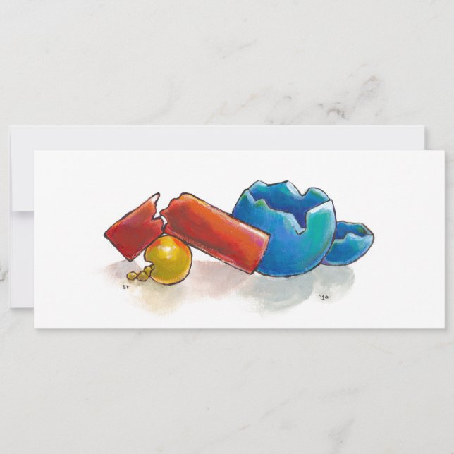 Einzigartige originale Kunst des Krummens, Zacken  (Vorderseite)