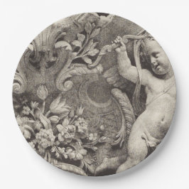 Einzigartige Papierplatte Museumskunst Pappteller