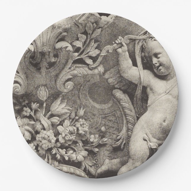 Einzigartige Papierplatte Museumskunst Pappteller (Vorderseite)