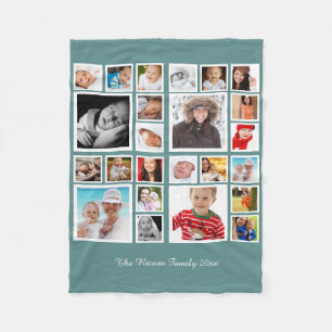 Einzigartige Personalisierte DIY-FotoCollage Fleecedecke