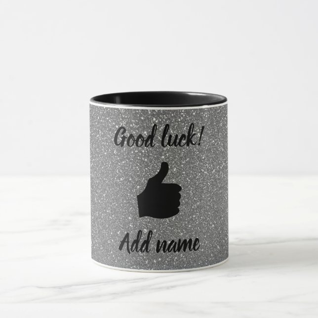 Einzigartige personalisierte viel Glück-Tasse Tasse (Zentrum)
