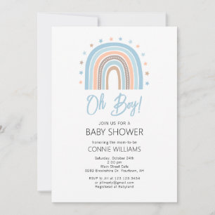 Einzigartige Regenbogen-Baby-Shower-Einladung Es i Einladung