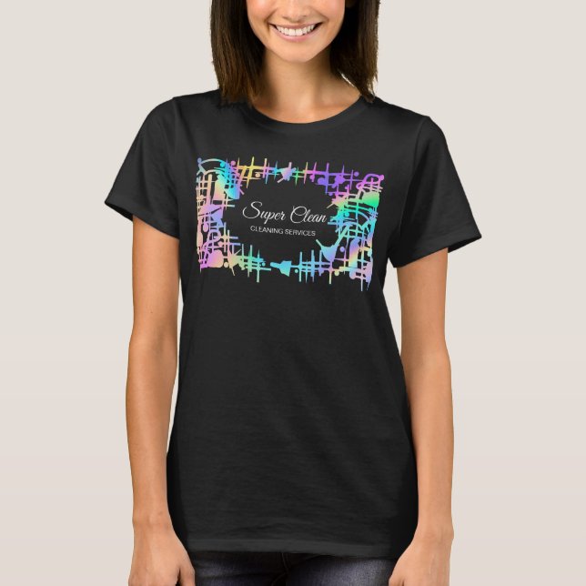 Einzigartige Reinigungsdienste für Berufliche Haus T-Shirt (Vorderseite)