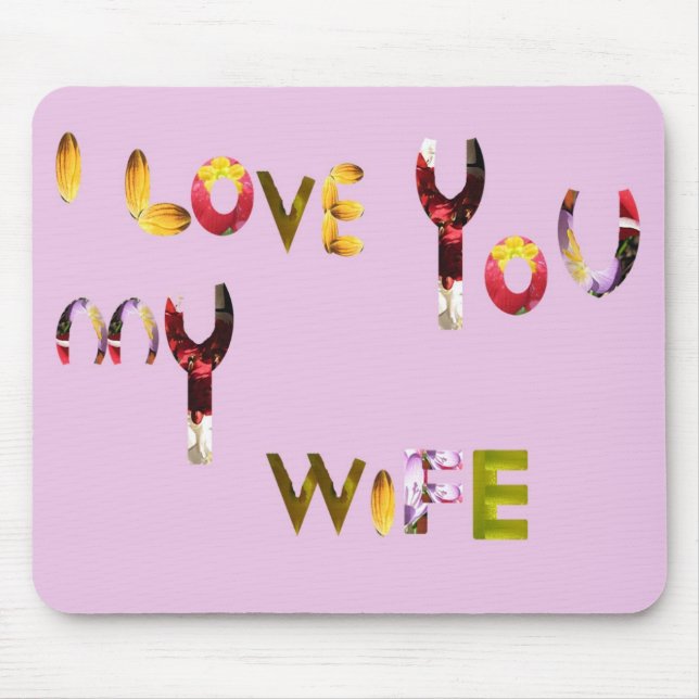 Einzigartige romantische Mausunterlage für Ihre Mousepad (Vorne)