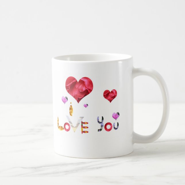 Einzigartige romantische Tasse für die Dame in (Rechts)