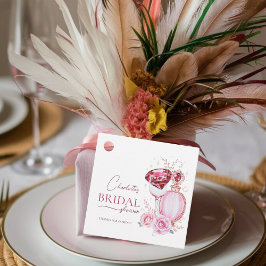 einzigartige Ruben und Rose-Brautparty Geschenkanhänger