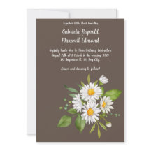 Einzigartige rustikale, florale Hochzeit