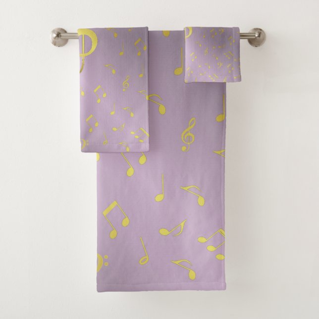 einzigartige, schöne, farbenfrohe, gemalte Muster Badhandtuch Set (Insitu)