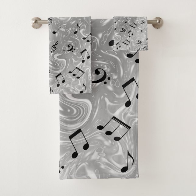 einzigartige, schöne, farbenfrohe, gemalte Muster Badhandtuch Set (Insitu)