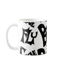 Einzigartige Schwarz-Weiß-Tasse Motivierend "Be Bo