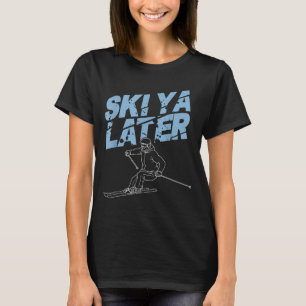 Einzigartige Skikunst für Männer Frauen Kinder Ski T-Shirt