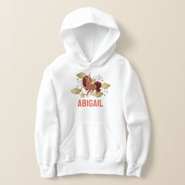 Einzigartige Sterne und Wolken Hoodie (Ablage )