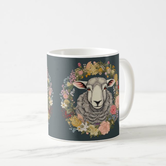 Einzigartige Tasse der Schafe: Perfektes Geschenk  (VorderseiteRechts)