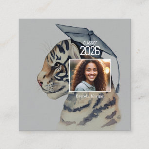 Einzigartige Tiger-Abschluss-Sammelkarte Begleitkarte