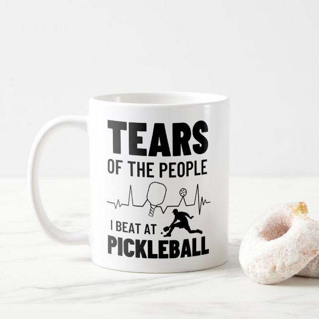 Einzigartige Tränen der Leute, die ich bei Pickleb Kaffeetasse (Mit Donut)