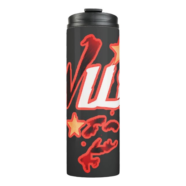"Einzigartige trendy Geschenke: Einmalige Designs" Thermosbecher (Vorderseite)