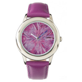 Einzigartige Uhr im Stil der Blume