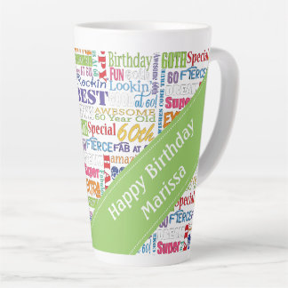 Einzigartige und besondere 60. Geburtstagsparty Milchtasse