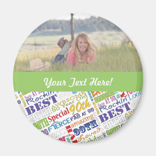 Einzigartige und besondere 90. Geburtstagsgeschenk Magnet