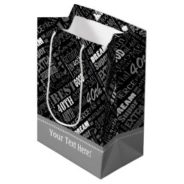 Einzigartige und besondere Geschenke zum 40. Gebur Mittlere Geschenktüte