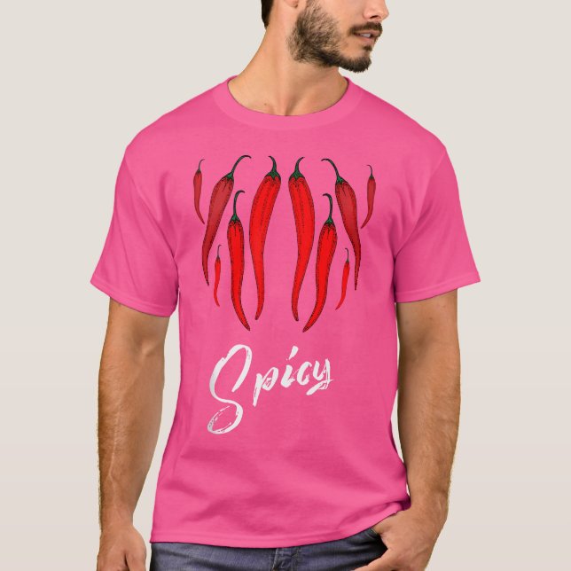 Einzigartige und coole Chili-Pfeffer-Liebhaber T-Shirt (Vorderseite)