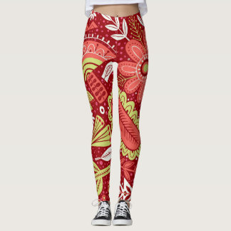 Einzigartige und lustige gemusterte Leggings