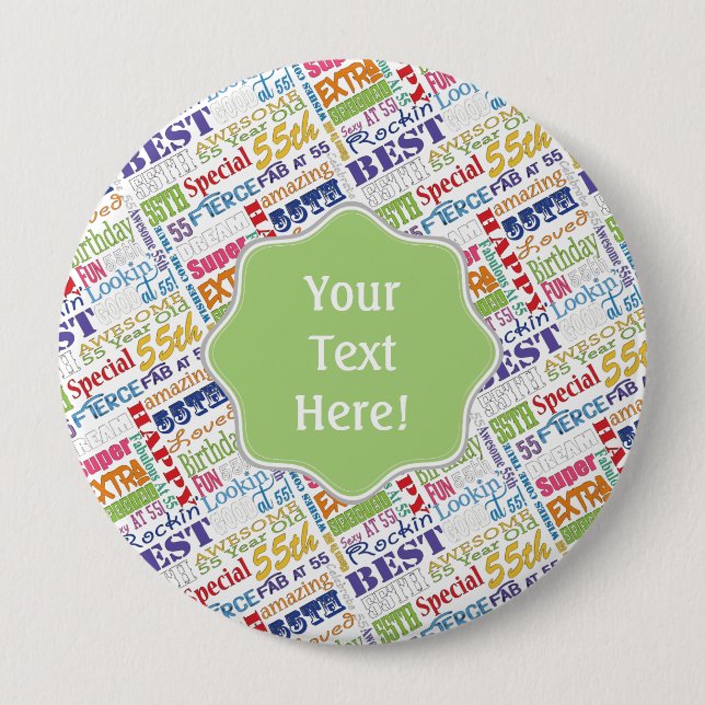 Einzigartige und Special-55. Button (Vorderseite)