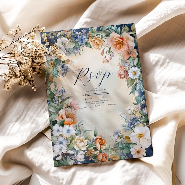 Einzigartige Viktorianische Königliche Hochzeit RSVP Karte (Von Creator hochgeladen)