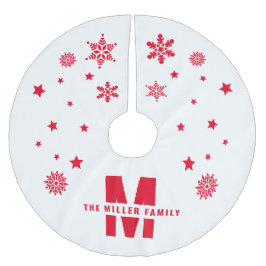Einzigartige Vorlage für benutzerdefinierte Famili Polyester Weihnachtsbaumdecke
