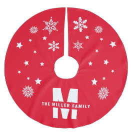 Einzigartige Vorlage für benutzerdefinierte Famili Polyester Weihnachtsbaumdecke