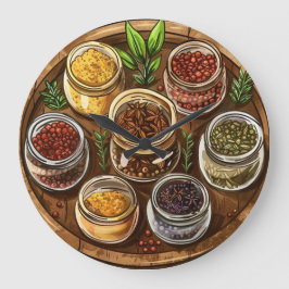 Einzigartige Wand-Uhr im Bauernstil Große Wanduhr