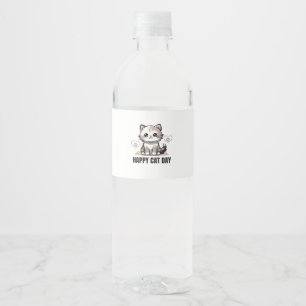 Einzigartige Wasserflaschen mit Niedlichen Katzend