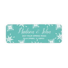 Einzigartige Weihnachts-Snowflake-Scatter-Adresse