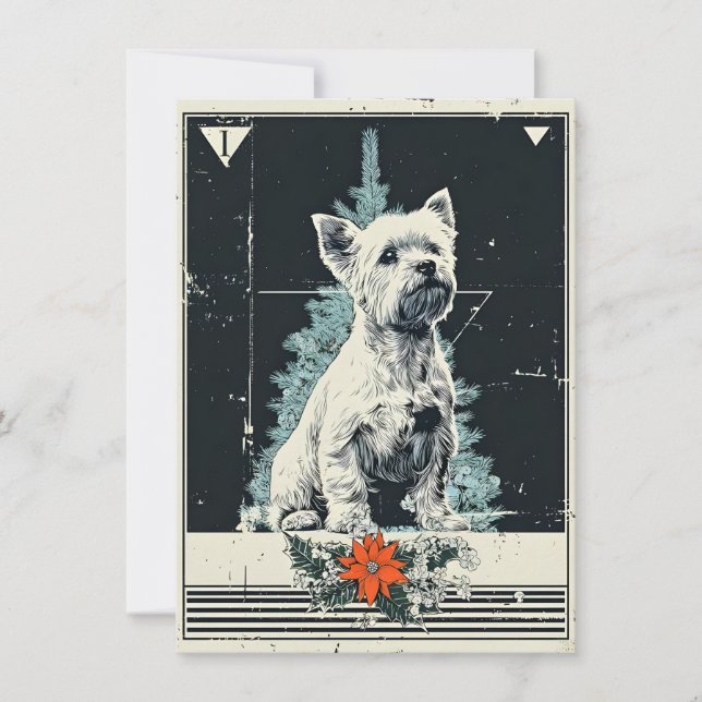 Einzigartige Weihnachtskarten Feiertagskarte (Vorderseite)