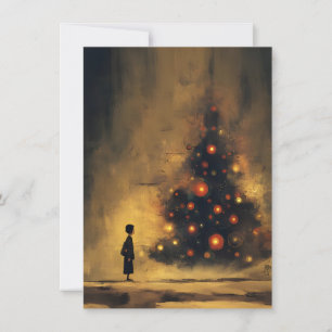 Einzigartige Weihnachtskarten Feiertagskarte