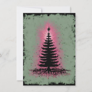Einzigartige Weihnachtskarten Feiertagskarte