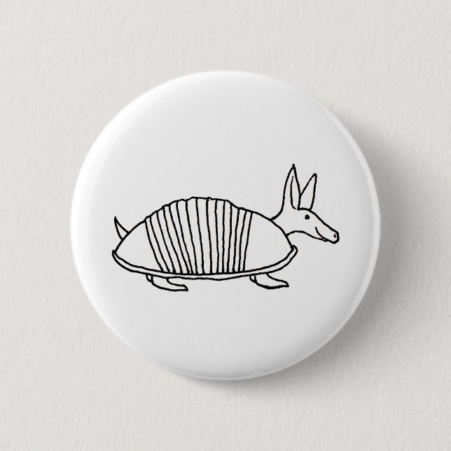 Einzigartige wunderliche Linie des glücklichen Button (Vorderseite)