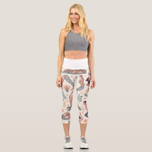 Einzigartige Yogasleggins für Frauen, Frauenleggin Capri Leggings