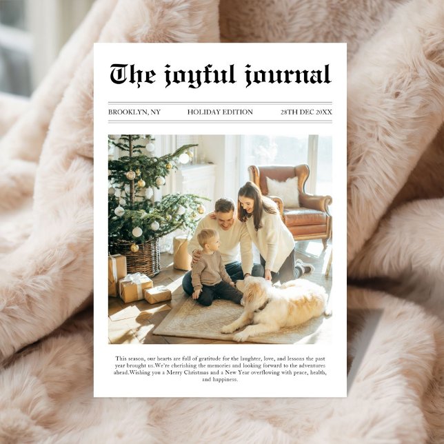 Einzigartige Zeitung Weihnachten Was für ein Jahr  (Von Creator hochgeladen)