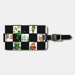 Einzigartigen Retro St Patrick Tag Gepäckanhänger