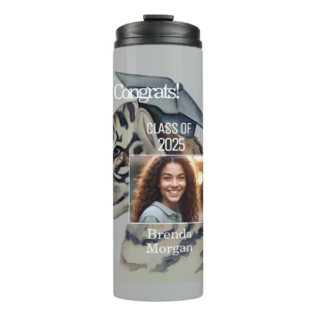 Einzigartiger Abschluss Tumbler Thermosbecher (Vorderseite)