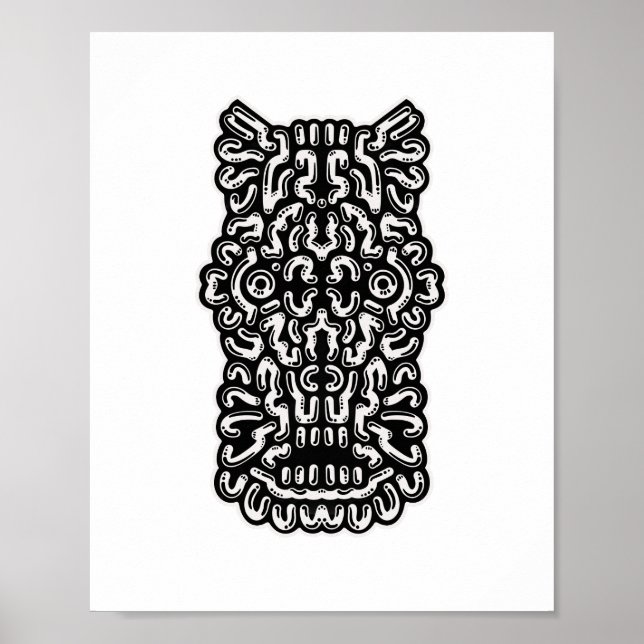 Einzigartiger Abstrakter Druck Poster (Vorne)