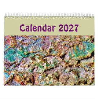 Einzigartiger abstrakter Kunstkalender 2023 Hinter Kalender