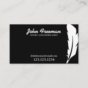 Einzigartiger Agent für Notar-Signaturen in Schwa Visitenkarte