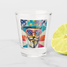 Einzigartiger Amerikanische Unabhängigkeitstag Schnapsglas