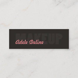 Einzigartiger cooler Chic-grauer rosa Mini Visitenkarte