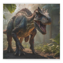 einzigartiger Dinosaurier