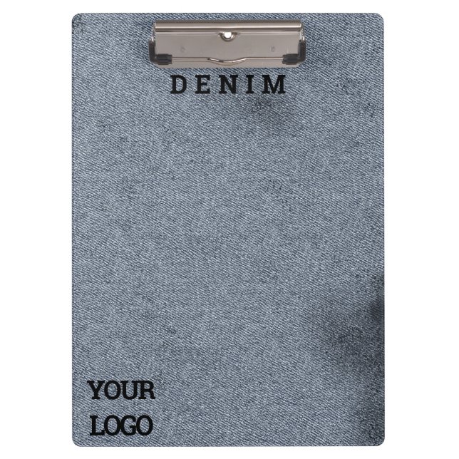 Einzigartiger Dirty Denim Stil Klemmbrett (Vorderseite)