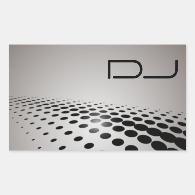 Einzigartiger DJ Sticker (Vorderseite)