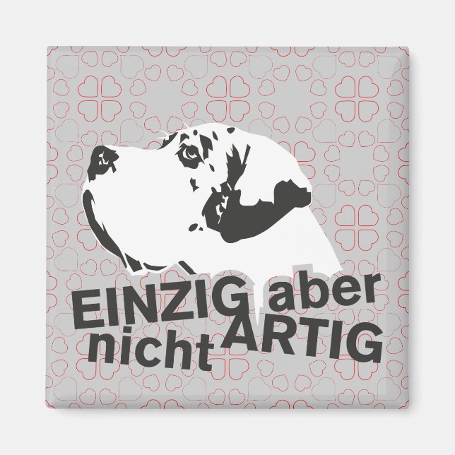 Einzigartiger Doggenmagnet Magnet (Vorne)